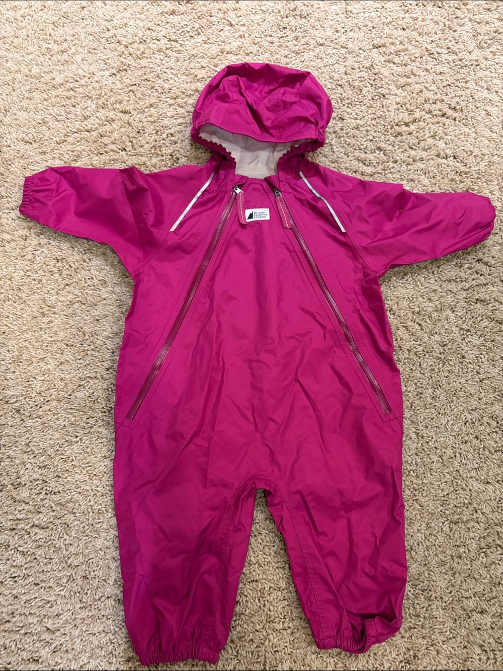 MEC Bright Magenta Hooded Snowsuit